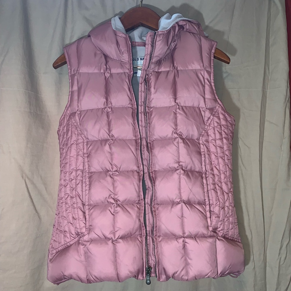 Old Navy Zip Up Hooded Vest